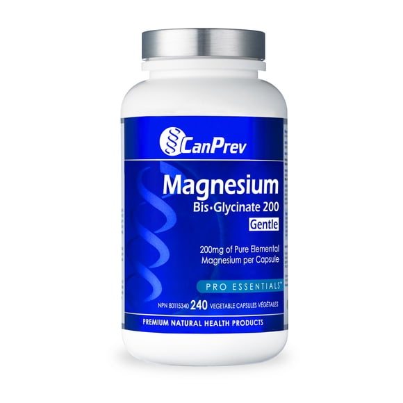CanPrev Magnesium Bis-Glycinate 200 Gentle 240vcap
