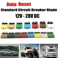 thumbnail image 5 of 1 Pce Fusible de Lame de Disjoncteur 12V 24V Réinitialisable 5-30A Marine Réinitialisation Automatique Plus Besoin de Remplacer le Fusible Soufflé 2024 Chaud 15A, 5 of 5