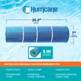 thumbnail image 2 of Hurricane 4 Pack HF7489-04M Elite Aseptic Pool Filter Cartridge Replacement, 2 of 8