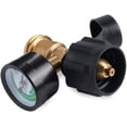 thumbnail image 4 of GASPRO Propane Tank Gauge with QCC1/Type 1 Connection, Easy-to-Read Propane Gas Level Indicator Gauge, Propane Adapter for 5-20lb Propane Tanks, Fits BBQ Grill, RV, Camper, Heater & Fire Pit, 2-Pack, 4 of 9