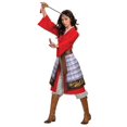 thumbnail image 1 of Mulan Women's Deluxe Hero Red Costume, 1 of 3