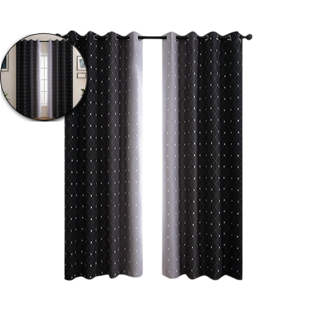 Dvruxg Rideaux Occultants 63 Pouces de Long - 2 Pcs Rideaux pour Déco de Salon - Rideaux Assombrissants Écoénergétiques pour Chambre