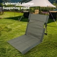 thumbnail image 3 of Camping Floor Chair, Adjustable Back Support Folding for Beach Fishing and Picnic, 3 of 7