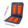 thumbnail image 3 of Portable Heating Cushion With Back Support For Home Seat Comfort And Universal Size Design Cushioned Seating For Living Room And Bedroom, 3 of 7