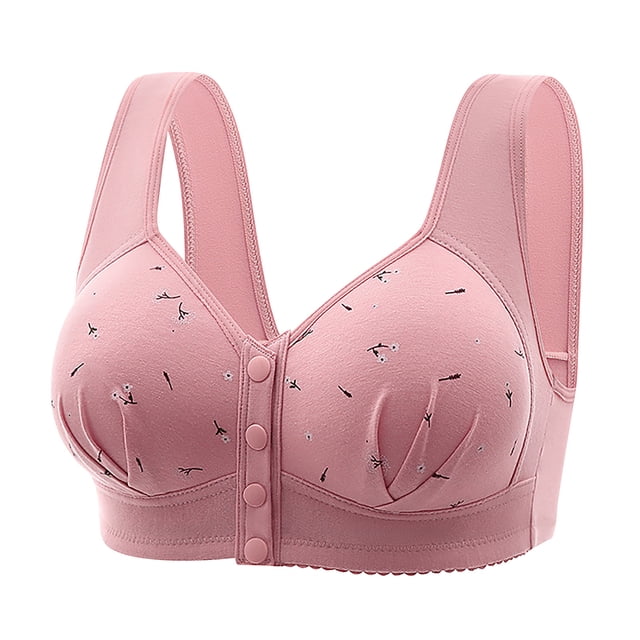Racerback Bras for Women Convertible Bra Feature V-Neck Training Bra Style W-601 Pinks XL