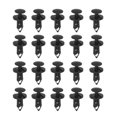 thumbnail image 4 of Graflsoa 190-Piece Black Plastic Fastener Kit with 6 Sizes, Universal Nylon Rivet Clips, 25x18x3cm, 212g, 4 of 6
