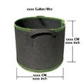 thumbnail image 4 of Daisyyozoid Gallon Grow-bag Heavy Thickened Nonwoven Plant Handles, 4 of 9
