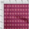 thumbnail image 1 of oneOone Organic Cotton Voile Fabric Floral & Chevron Block Decor Fabric Printed BTY 42 Inch Wide, 1 of 1