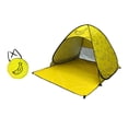 thumbnail image 3 of Beach Tent with 6 Tent Stakes Windproof UPF 50 Beach Sunshade Sun Protection Yellow XL, 3 of 9