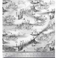 thumbnail image 1 of Soimoi Rayon Fabric Yacht & Architecture Structure Architectural Print Sewing Fabric Yard 56 Inch Wide, 1 of 3