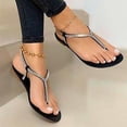 thumbnail image 2 of XZNGL Pantoufles pour Femmes Pantoufles Chaussures à Enfiler Femmes Sandales à Strass Chaussures pour Femmes Sandales et Pantoufles Plates de Plage Femmes, 2 of 2