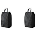 thumbnail image 4 of Wweixi Reusable Travel Shoe Storage Bag Eco-friendly Solution For Shoe Transportation Lightweight black L 2Set, 4 of 6
