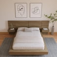 thumbnail image 3 of Nexera Napa 4-Piece Platform Bedroom Set With Floating Nightstand, 3 of 8