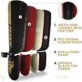 thumbnail image 1 of RDX Shin Guards for Kickboxing, Leather Kara Instep Foam Protection, Golden, 1 of 8