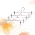 thumbnail image 2 of Miangastore 10pcs Non-Slip Hanger Practical Multifunctional Cloth Hanger With Clip for Coat Pant Dress (White), 2 of 8