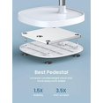 thumbnail image 5 of Cell Phone Stand Adjustable Phone Holer for Desk, Computer Office Desk Accessories for iPhone 16 Holder Women Kitchen Essentials Fits All Mobile Phones Switch Kindle iPads Tablet 4-10in White, 5 of 5