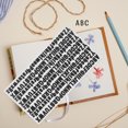 thumbnail image 4 of WASHWEPE 10 Sheets Poster Board Letters Self Adhesive Black for Designers Removable Vinyl, 4 of 5