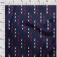 thumbnail image 2 of oneOone Polyester Lycra Fabric Arrow Sign Kasuri Print Fabric BTY 56 Inch Wide, 2 of 4