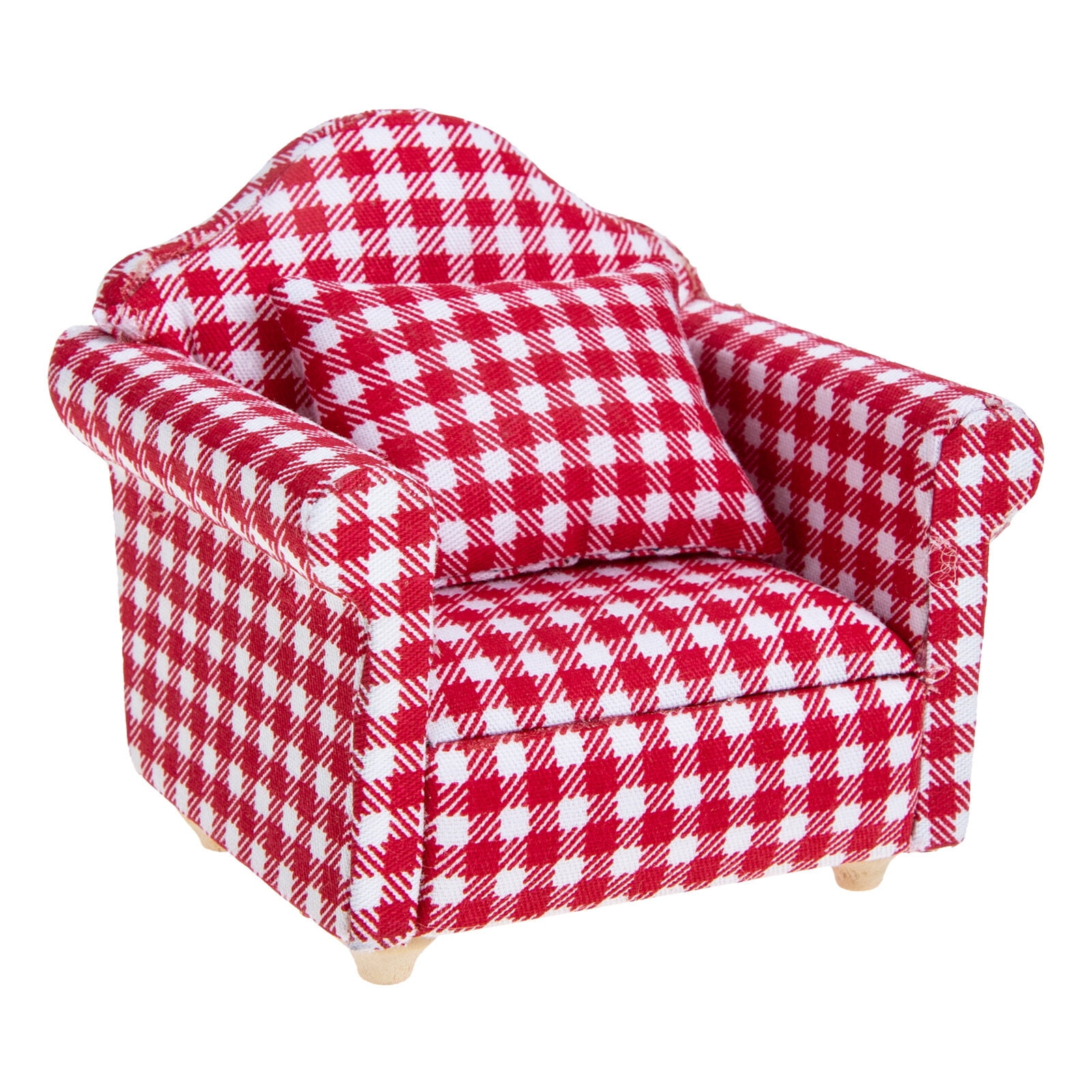 1 Set Miniature Sofa Decor Mini House Sofa Mini Pillow Decor Mini Sofa Model