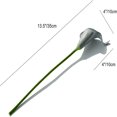 thumbnail image 2 of CHUANK 20pcs Artificial Calla Lily Silk Flowers 13.4” for Home Kitchen Wedding Table Decoration (White), 2 of 18