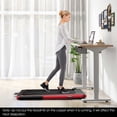 thumbnail image 2 of SuperFit 2.25HP 2 in 1 Folding Treadmill Jogging Machine W/APP Control Red, 2 of 10
