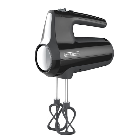 Mélangeur à main Black+Decker Helix Performance Premium, mélangeur à 5 vitesses, noir, MX610BC