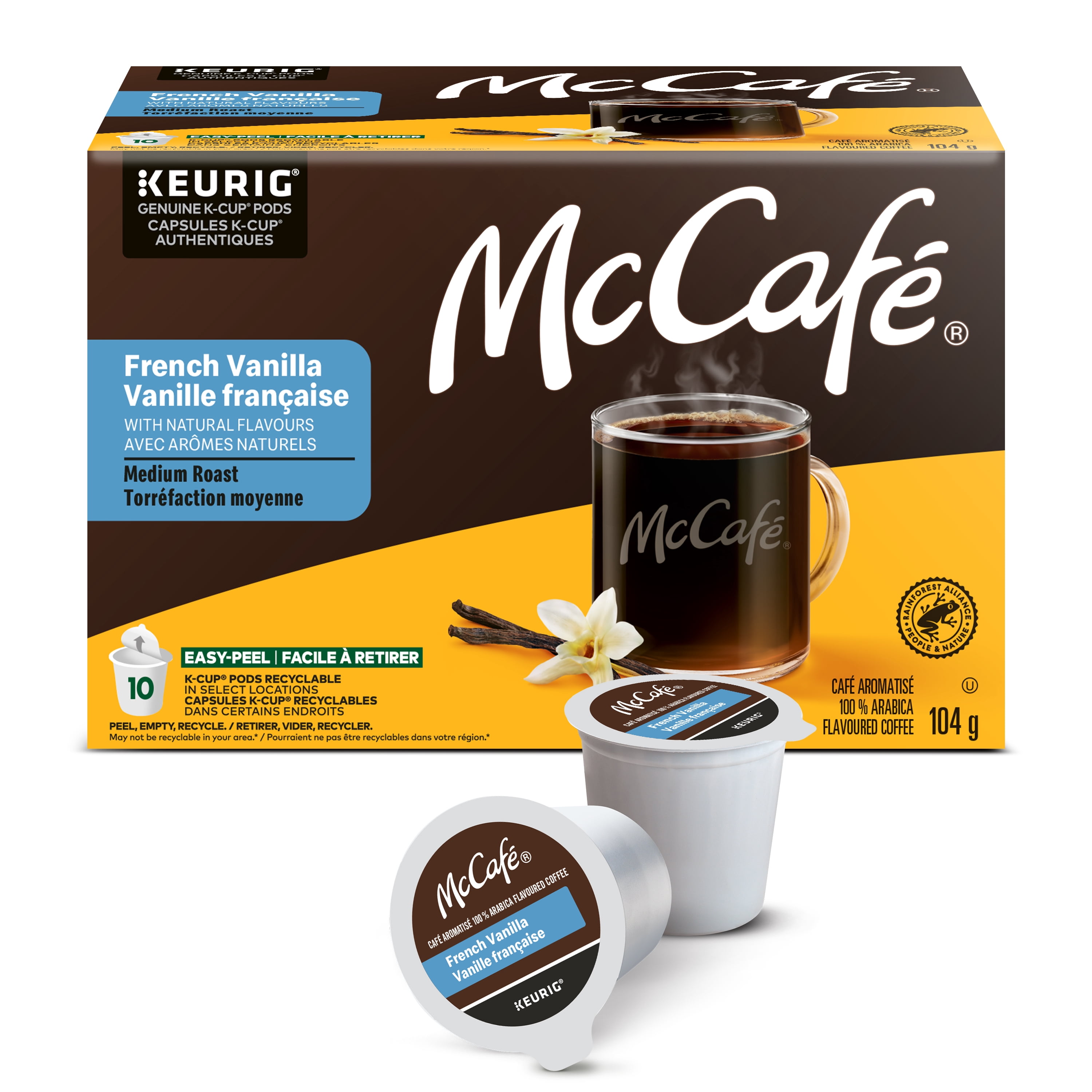 McCafé French Vanilla, Medium Roast, K-Cup Coffee Pods