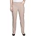 thumbnail image 3 of Alfred Dunner Women's Plus Size Short Allure Stretch Pant Slim Fit Tummy Control, Tan, 16W, 3 of 3