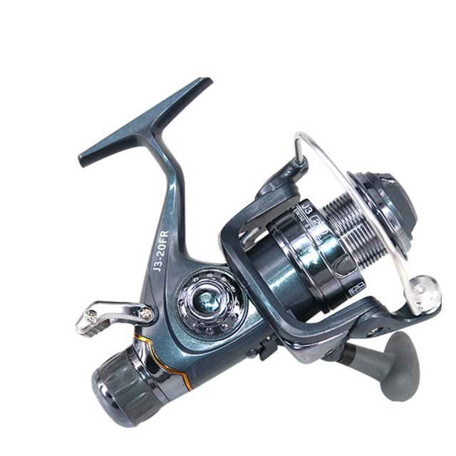 Spinning Fishing Reel Speed Ratio5.1:1/5.5:1J3 2000-6000FR Winter Fishing Tackle Goods Saltwater Reel Front And RearDouble Brake ,Rigid Aluminum Skeletal Frame