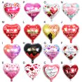 thumbnail image 2 of LCXmlly Ballon Décoratif Cœur Romantique Ballon Gonflable Réutilisable Décoration Joyeuse Saint-Valentin (2 Pcs), 2 of 6