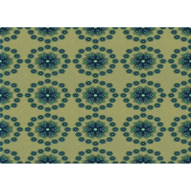Ahgly Company Machine Washable Indoor Rectangle Transitional Green Area Rugs, 2' x 3'