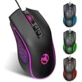 thumbnail image 4 of X100 Filaire Optique Mouse Coloré Lumineux 1200-1800-2400-3600dpi Réglable Sport Électronique Bureau Mouse, 4 of 5