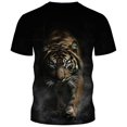 thumbnail image 3 of T-shirt à Manches Courtes à Imprimé Graphique pour Tous les Jours avec Col Rond Décontracté, Incontournable Style de Rue, Ligne de T-Shirts pour Hommes, 3 of 3