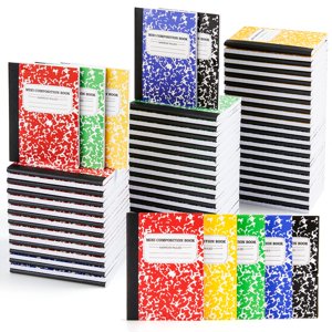 Feela paquet de 90 Mini Notebook de composition en vrac, Pocket mignon Note Pad de composition, Petit Journal Notebooks pour les étudiants College fournitures scolaires, 4.5" X 3.25", C'est réglé,