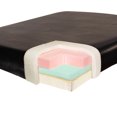 thumbnail image 5 of Master Massage 31 Pouces Montclair Table de Massage Fixe Salon Lit de Beauté avec Tablette en Noir, 5 of 5