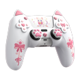 thumbnail image 1 of Étui en Silicone et Capuchons de Joystick pour Manette DualSense PS5 - Chat Blanc, 1 of 5