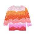 thumbnail image 4 of lcziwo T-Shirts à Paillettes pour Filles à Manches 3/4, Imprimé à Sequins, T-Shirts de Fête des Fêtes, Tuniques Décontractées et Chic à Col Rond, Chemises Multicolores, Ropa de Verano Para Mujer, 4 of 6