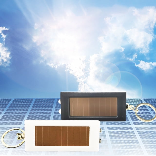 Nilvkv Solar Rechargeable Flashlight LED Mini Household Flashlight Small Flashlight Portable Keychain Light