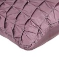 thumbnail image 2 of Lavender Pillow Cover, 18x18 inch (45x45 cm) Throw Pillow Cover, Taffeta Throw Pillow Cover, Textured Knotted Pintucks Solid Color Throw Pillow Cover, Solid, Modern - Lavender Texture, 2 of 3