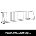 thumbnail image 3 of KFFKFF 111" Long All-Steel Bicycle Rack, Accommodates 9 Bikes, Single-Sided Stand for Garage, Street, and Yard Storage, 3 of 9