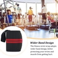 thumbnail image 3 of Langgg Bande de Poignet, Sangle de Levage pour Gym et Mise en Forme, Bande de Main Puissante, Bande de Compression, Sangles de Soulagement, Bracelets Résistants à la Sueur, Rouge, 1 Ensemble, 3 of 6
