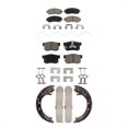 thumbnail image 1 of Transit Auto Front Rear Ceramic Brake Pads and Parking Shoes Kit for Car 2012-2016 Honda CR-V AWD KCN-100124, 1 of 11