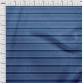 thumbnail image 3 of oneOone Viscose Chiffon Fabric Leaves & Chevron Block Printed Fabric 1 Yard 42 Inch Wide, 3 of 4