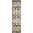thumbnail image 3 of SAFAVIEH Amsterdam Collection 2'3" x 16' Ivory/Multi AMS108K Moroccan Boho Non-Shedding Living Room Bedroom Runner Rug, 3 of 4