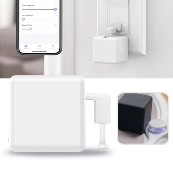Smart Switch Button Pusher with Built-in Plastic Switch Pusher Lightweight Battery Wi-Fi Smart Switch Timer Control for Fan/Door Bell/Coffee Machine Type 3