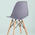 thumbnail image 3 of Chaise en bois gris Heavenly Collection, lot de 2, 3 of 7