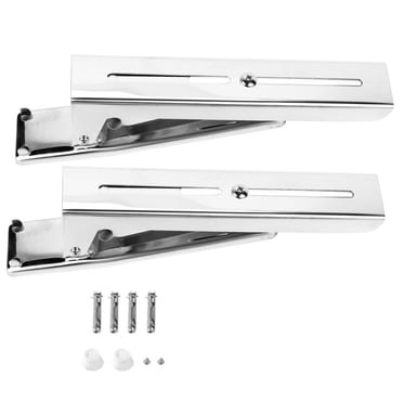 Microwave Oven Bracket,2x Kitchen Stainless Steel Stainless Shelf Rack Microwave Oven Shelf Exquisite Design