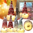 thumbnail image 3 of FAROOT Cartoon Christmas Forest Elder Doll Decoration with LED Lights, 3 of 5