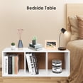 thumbnail image 4 of 3 Cube Storage Organizer Shelf, Open Bookcases Small Bookshelf Cabinet Cube Organizer for Home Office Bibliotheque, 4 of 7