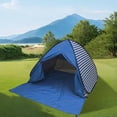 thumbnail image 3 of Hearth & Gear Outdoor Camping Camping Beach Up Beach Tent Sun Shelter For 2 To 3 Person 98% Includes 6 Tent Peg And Storage Bag To Withstand Wind Water Proof For Fishing Hiking Camping Camping Hiking, 3 of 4